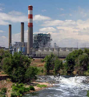 Xcel Energy's Cherokee Power Plant...VHF transmitter site for EMWIN-Denver